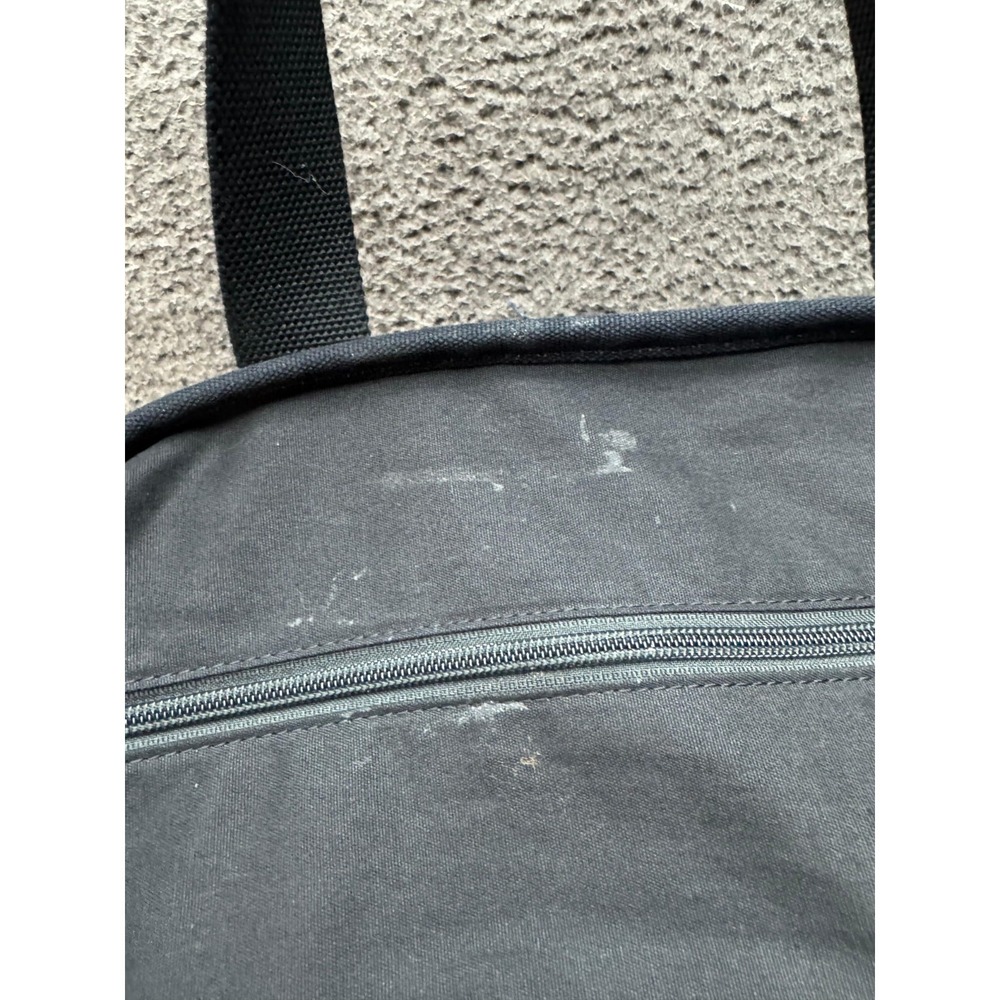 L.L.Bean Nor'easter Canvas Tote Bag Midnight Black Coal Weather Resistant - Picture 9 of 16
